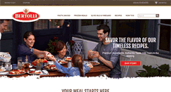 Desktop Screenshot of bertolli.com