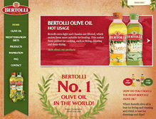 Tablet Screenshot of bertolli.asia